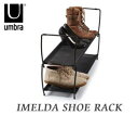 【UMBRA／アンブラ】 IMELDA SHOE RACK（イメルダ シューラックス）/シューズラック/靴収納/靴箱