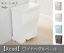 【3980円以上送料無料(北海道・沖縄地方を除く)】kcud (クード)ワイドペダルペール39L/ダストボックス/分別
