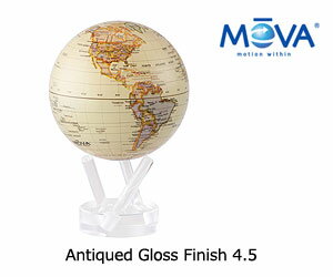 【MOVA Globe ムーバグローブ 4.5】Antiqued Gloss Finish 4.5インチ / 地球儀