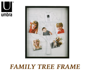 【UMBRA／アンブラ】FAMILY TREE FRAME（ファミリーツリーフレーム）/フォトフレーム/壁掛け/ウォールフレーム