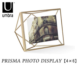【UMBRA／アンブラ】【4×6】PRISMA PHOTO DISPLAY（プリズマ フォトディスプレイ/フォトフレーム/壁掛け/卓上