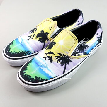 【正規取扱店】【VANS CLASSIC】 SLIP-ON・DOLPHIN BEACH【バンズ ヴァンズ クラシック スリッポン ドルフィンビーチ】【VN0003Z4IDN】