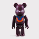 【Verner Panton×Mid-Century MODERN】 VP CURVE BE@RBRICK 100 パープル【ヴェルナー パントン ベアブリック 限定商品 ミッドセンチュリー】