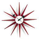 【正規取扱店】Vitra / ヴィトラ Sunburst Clock サンバースト クロック / レッド