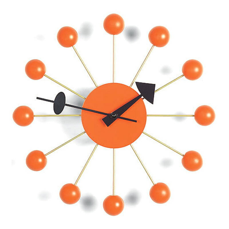 【正規取扱店】Vitra / ヴィトラ Ball Clock ボールクロック・オレンジ