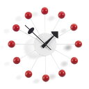 【正規取扱店】Vitra / ヴィトラ Ball Clockボールクロック / レッド