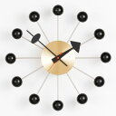 【正規取扱店】Vitra/ヴィトラ Ball Clock・ボールクロック・ブラック・真鍮ボディ