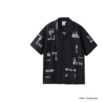 送料無料 X-girl × EVANGELION OPEN COLLAR SHIRT 105201014002 エックスガール 新世紀エヴァンゲリオン シン・エヴァンゲリオン劇場版 半袖 開襟シャツ マティスEB レディース ユニセックス XGIRL 正規販売店