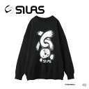 【SALE35％OFF 定価12,100円】 SILAS SILAS×INSANE BEAR SWEAT TOP 110223012006 ベアー スウェットトップ インセインコラボ メンズ サイラス 正規取扱店