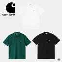 【SALE20%OFF 定価12,100円】 carhartt WIP カーハート ダブリューアイピー S/S CHASE PIQUE POLO I023807...