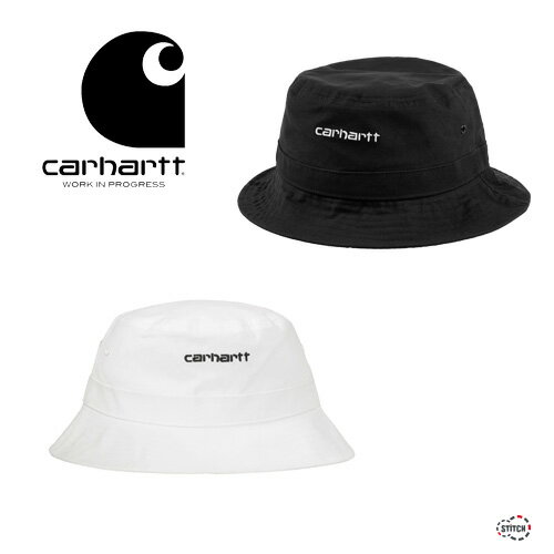 カーハート  帽子 メンズ 【SALE45%OFF 定価7,040円】carhartt WIP SCRIPT BUCKET HAT I029937 スクリプトバケットハット 帽子 ユニセックス メンズ レディース ワンポイントロゴ ストリート カジュアル ロゴ刺繍 カーハート ダブリュー アイ ピー 正規取扱店