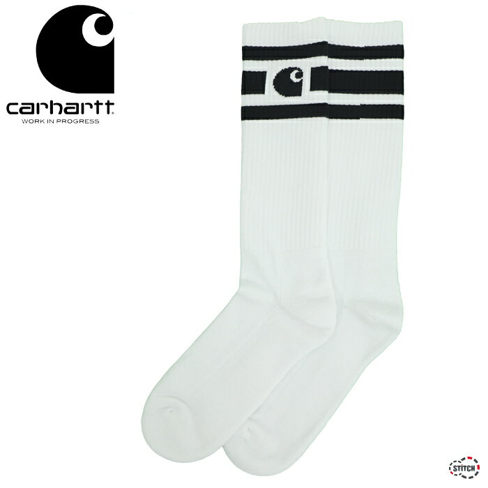 carhartt WIP COAST SOCKS I031583 コウストソックス 靴下 ロゴ シンプル ライン リブ コットン 2023S 2023春 ブランド カーハート ダ..