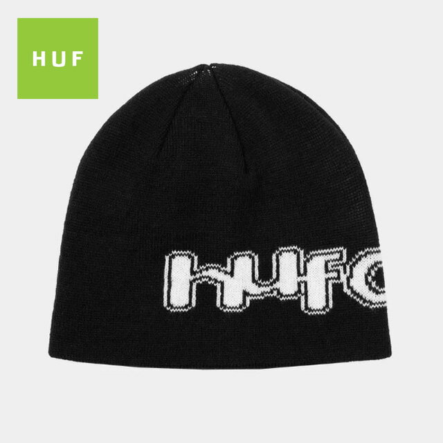 HUF CO JACQUARD BEANIE BN80014 ジャカードビーニー 24S ニット帽 ニットキャップ 帽子 ブラック 黒 アクリル メンズ レディース ストリートファッション カジュアル ブランド ロゴ 正規品 本物 店舗 通販 おしゃれ プレゼント お揃い お出かけ レジャー ハフ正規取扱店