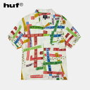 2025夏 HUF リゾートシャツ ADMISSION S/S RESORT SHIRT BU00244SU25 アドミッションリゾートシャツ 半袖 シャツ 総...