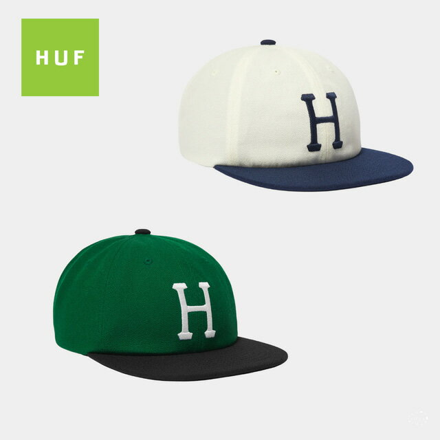 【SALE 25%OFF 定価6,930円】HUF HUF SET CLASSIC H 6 PANEL HAT HT00822 ハフセットクラシックH6パネルハット 帽子 キャップ 緑 サイズ調整可能 ストラップ ロゴ刺繍 メンズ レディース ユニセックス カジュアル ストリート スポーティ アルファベット ハフ 正規取扱店