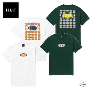 【ポスト便配送商品】HUF ハフ WORKMANS S/S TEE TS01338 ワークマンズショートスリーブティー ロゴ グラフィック ブランド ストリート 90年代風 ユースカルチャー メンズ 半袖Tシャツ ホワイト ダークグリーン 正規取扱店