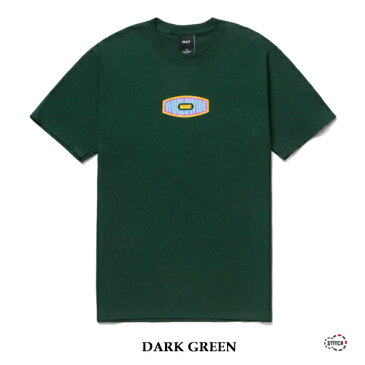 【ポスト便配送商品】HUF ハフ WORKMANS S/S TEE TS01338 ワークマンズショートスリーブティー ロゴ グラフィック ブランド ストリート 90年代風 ユースカルチャー メンズ 半袖Tシャツ ホワイト ダークグリーン 正規取扱店