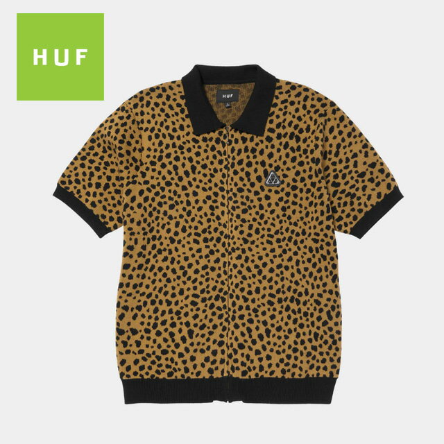 【SALE 25%OFF 定価18,700円】HUF ハフ INSTINCT BOWLING SWEATER KN00494 ボウリングセーター フルジップ ニ...