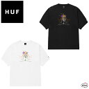  HUF COMMUNITY HAND CREW KN80082 コミュニティ ハンド クルー半袖 刺しゅう Tシャツ ショートスリーブ ブランド メンズ ロゴ フラワー ハフ 正規取扱店