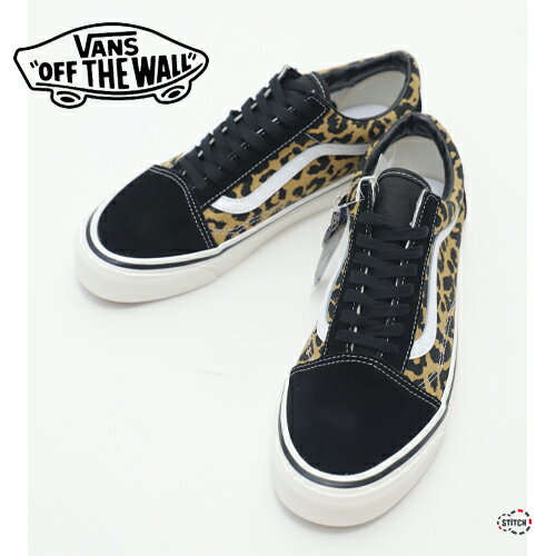 【送料無料】VANS ヴァンズ OLD SKOOL 36DX　VN0A54F39GI BLK/TAN LEOPA オールドスクール バンズ スニーカー 26cm,26.5cm,27cm,27.5cm,28cm,28.5cm ストリート スケート メンズ レオパード ブラック 正規販売店