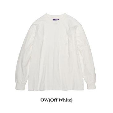 THE NORTH FACE PURPLE LABEL nanamica ザ ノースフェイスパープルレーベル 7oz L/S Pocket Tee NT3102N 長袖Tシャツ メンズ レディース ユニセックス ロンティー ポケット ロゴ刺繍 2021秋冬 正規取扱店