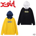 エックスガール 【SALE40%OFF 定価13,200円】 X-girl FOAM PRINT OVAL LOGO SWEAT HOODIE 105224012017 フォーム プリント オーバルロゴ スウェットフーディー パーカー エックスガール レディース XGIRL正規取扱店