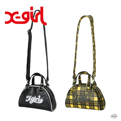 X-girl 2WAY MINI BOSTON BAG 105224053002 2ウェイミニボストンバッグ かばん レディース トート ショルダー XGIRLエックスガール 正規取扱店