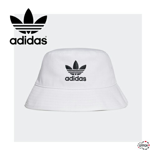 【クリックポスト配送】 adidas アディダスオリジナルス BUCKET HAT CORE FQ4641 バケットハット コア オリジナルス ハット メンズ レディース 帽子 白 ユニセックス 男女兼用 正規取扱店