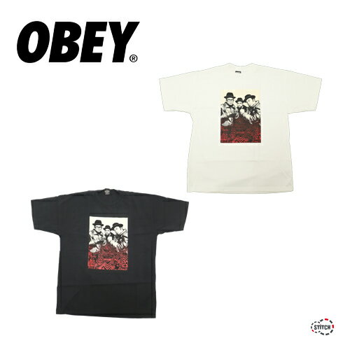  OBEY OBEY × RUN-DMC × GEF TEE 166912241 ラン・ディーエムシー Tシャツ 半袖 メンズ ブランド 新品 オベイ 正規取扱店 