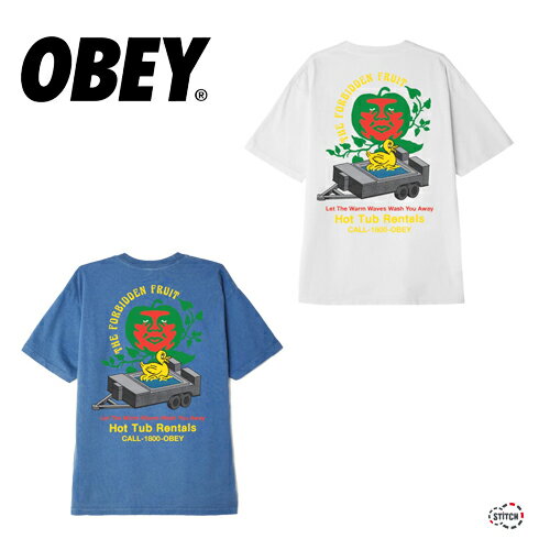  OBEY THE FORBIDDEN FRUIT HEAVY WEIGHT CLASSIC BOX T-SHIRT 166913051 オベイ ザ フォービドゥン フルーツ ヘビー ウェイトボックスクラシックTシャツ メンズ 半袖 夏 新品 オベイ 正規取扱店