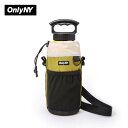 OnlyNY Interborough Bucket Bag インターボローバケットバッグ ショルダーバッグ ボトルホルダー ワンポイントロゴ 無地 カジュアル 収納 メッシュポケット付き 斜め掛け レジャー 水筒ケース ペットボトル収納 ストリート ブランド オンリーニューヨーク 正規取扱店