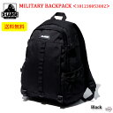 XLARGE MILITARY BACKPACK 101238053002 ミリタリー バックパック かばん リュック 黒 ストリート カジュアル ブランド おしゃれ かっこいい 大容量 エクストララージ X-LARGE正規取扱店