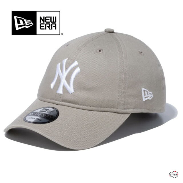 NEW ERA ニューエラ 9TWENTY New York Yankees 13552110 ウォッシュドコットン ニューヨーク・ヤンキース ぺブル×ホワイト 帽子 キャップ 定番アイテム 野球 MLB メジャーリーグ ウォッシュ加工 正規取扱店