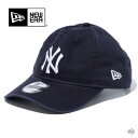 NEW ERA ニューエラ 9TWENTY New York Yankees 13562176 ウォッシュドコットン ニューヨーク・ヤンキース ネイビー × ホワイト 帽子 キャップ ストリート ユニセックス 男女兼用 かっこいい サイズ調整可能 定番アイテム 野球 アメリカ 紺 NAVY 白 WHITE Washed 正規取扱店