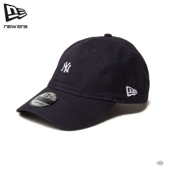 New Era® 9TWENTY MLB Buckle 14307629 ニューヨーク・ヤンキース ミニロゴ ネイビー 帽子 ユニセックス メジャーリーグ・ベースボール クロスストラップ ロゴ刺繍 サイズ調整あり ニューエラ 正規取扱店