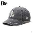 NEW ERA 9THIRTY MLB Acid Wash Visor Logo Los Angeles Dodgers 14388707 ロサンゼルス・ドジャース アシッドウォッシュ ブラック 黒 ロゴ刺繍 帽子 キャップ メジャーリーグ・ベースボール ユニセックス クロスストラップ ニューエラ 正規取扱店(4)