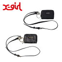 X-girl エックスガール BASIC COIN & CARD CASE 105243054014 ベーシックコイン&カードケース 財布 小銭入れ 金 銀 斜...