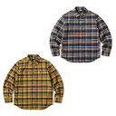 FTC HEAVY PLAID NEL SHIRT FTC025AWSH01 コットンツイルネルチェックシャツ メンズ 長袖シャツ チェック トップス スケート...