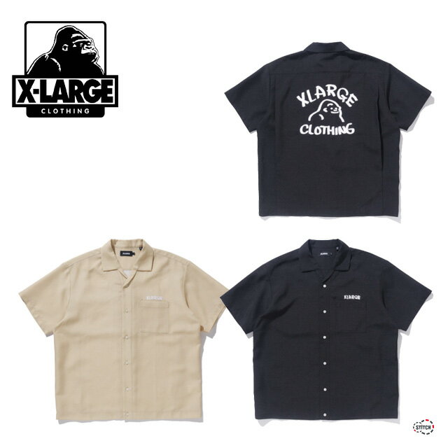 XLARGE DRAWING OG S/S WORK SHIRT 101242014002 ɥ󥰥ꥸʥ륰եåȾµ   ܥ ɽ ȥåץ 硼ȥ꡼  ֥å ١ 硼ȥ꡼ ݥå  24ղ  ȥ顼 X-LARGE谷Ź