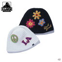 【SALE|25%OFF】 XLARGE CROCHET FLOWER KNIT HAT 101252051002 クロシェフラワーニットハット 花モチーフ ワ...