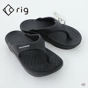 rig Flip Flap 2.0 RG0012 リカバリーサンダル 甲高 幅広 日本人向け ユニセックス ウォーターレジャー メンズ レディース 黒 正規取扱店【定価9,020円10%OFF商品代8,118円+送料660円】