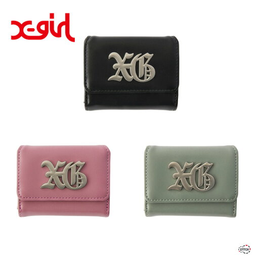 X-girl OLD ENGLISH LOGO BUCKLE FAUX LEATHER MINI WALLET 105244054006 オールドイングリッシュロゴバックルフェイクレザーミニウォレット 三つ折り財布 おしゃれ シンプル 黒 ピンク オリーブ ギフト シンプルデザイン コンパクト XG エックスガール XGIRL正規取扱店 X-girl OLD ENGLISH LOGO BUCKLE FAUX LEATHER MINI WALLET 105244054006 オールドイングリッシュロゴバックルフェイクレザーミニウォレット 三つ折り財布 おしゃれ シンプル 黒 ピンク オリーブ ギフト シンプルデザイン コンパクト XG エックスガール XGIRL正規取扱店
