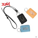 X-girl OVAL LOGO BUCKLE COIN & CARD CASE 105251054011 オーバルロゴバックルコイン&カードケース ストラップ...