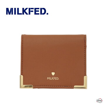 【送料無料】MILKFED. ミルクフェド POINT HEART WALLET 103211054007 ウォレット 二つ折り レディース 使いやすい コンパクト