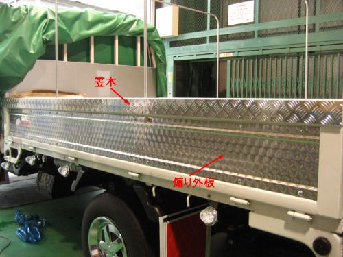 いすゞ2t NEWエルフ/07エルフ 外板パネル ウロコ仕様