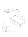 オリジナル リアバンパーアルミステップ 150L
