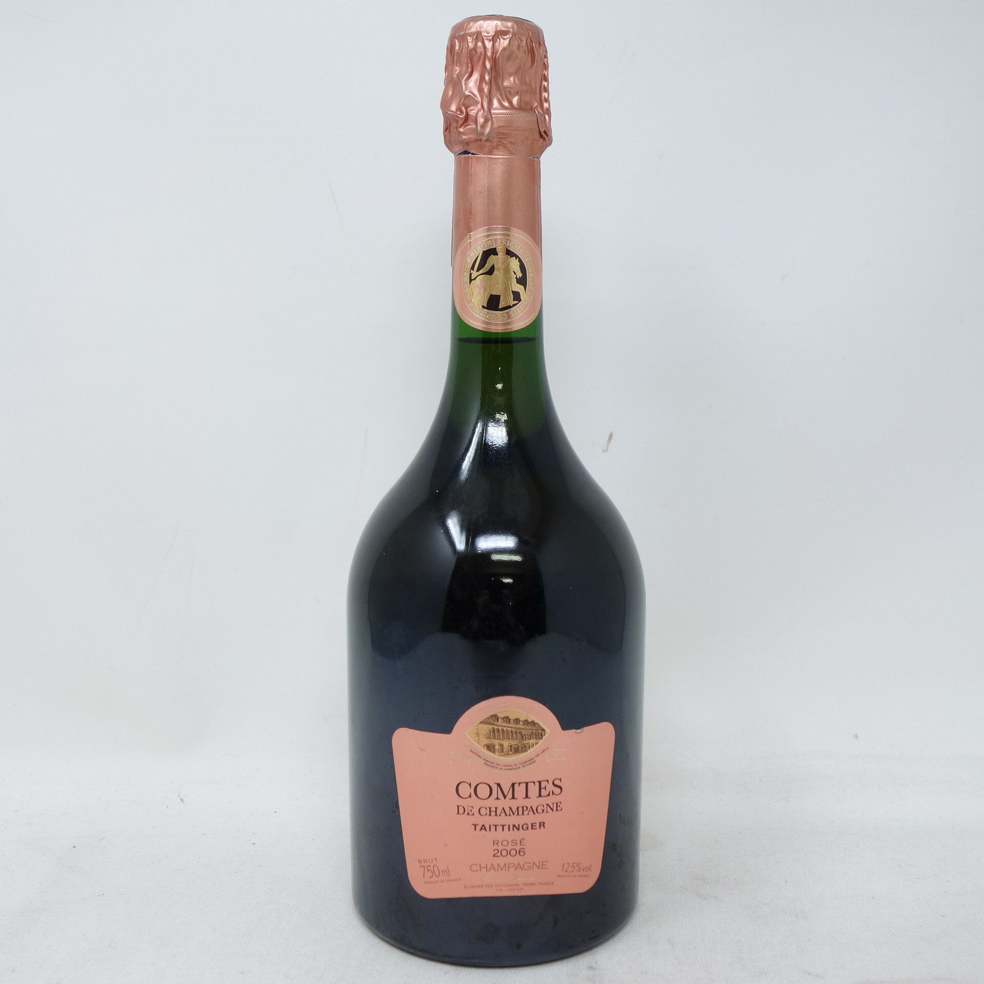 テタンジェ コント ド シャンパーニュ ロゼ 2006 750ml TAITTINGER【L】【中古】