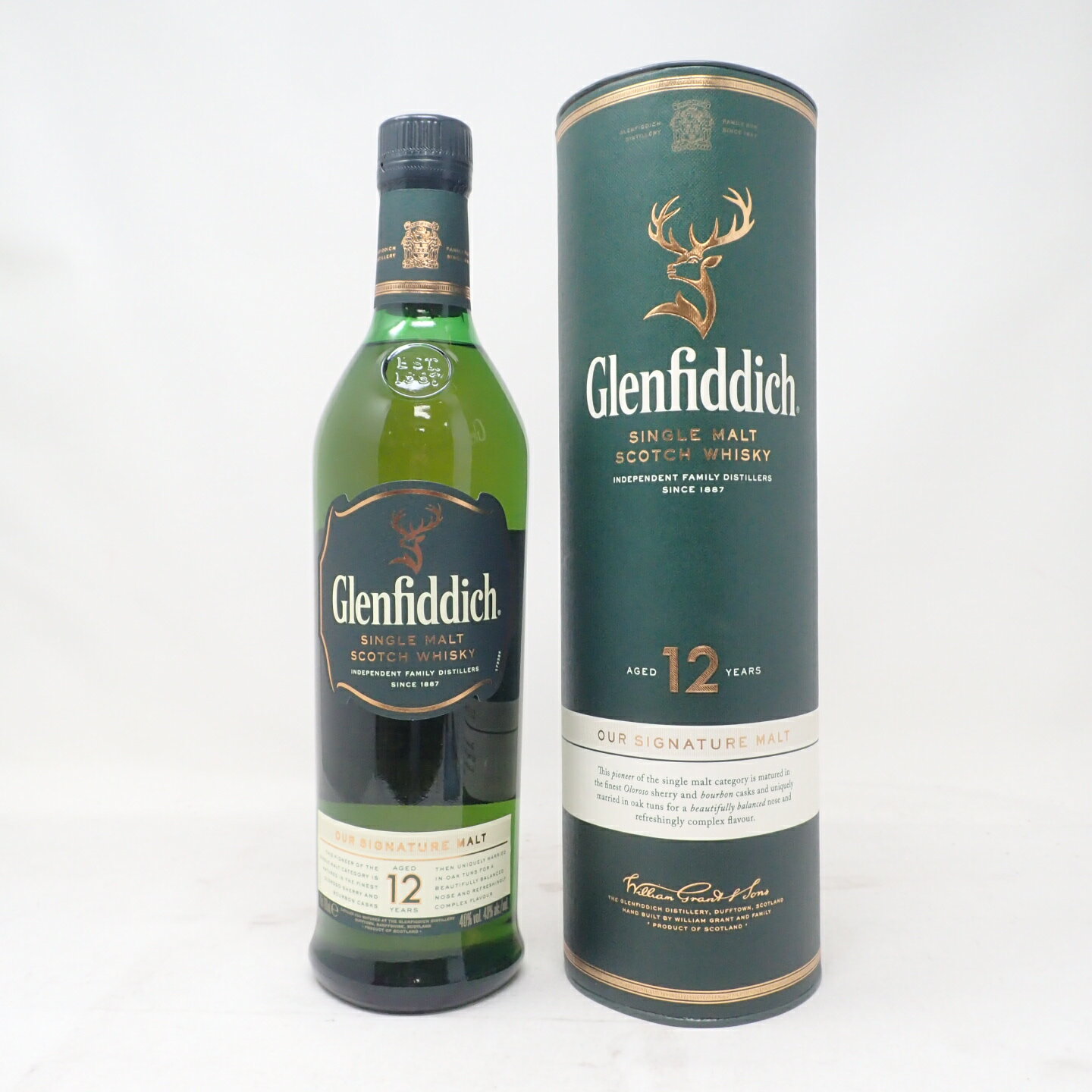 グレンフィディック 12年 OUR SIGNATURE MALT 700ml 40% Glenfidich【X1】【中古】