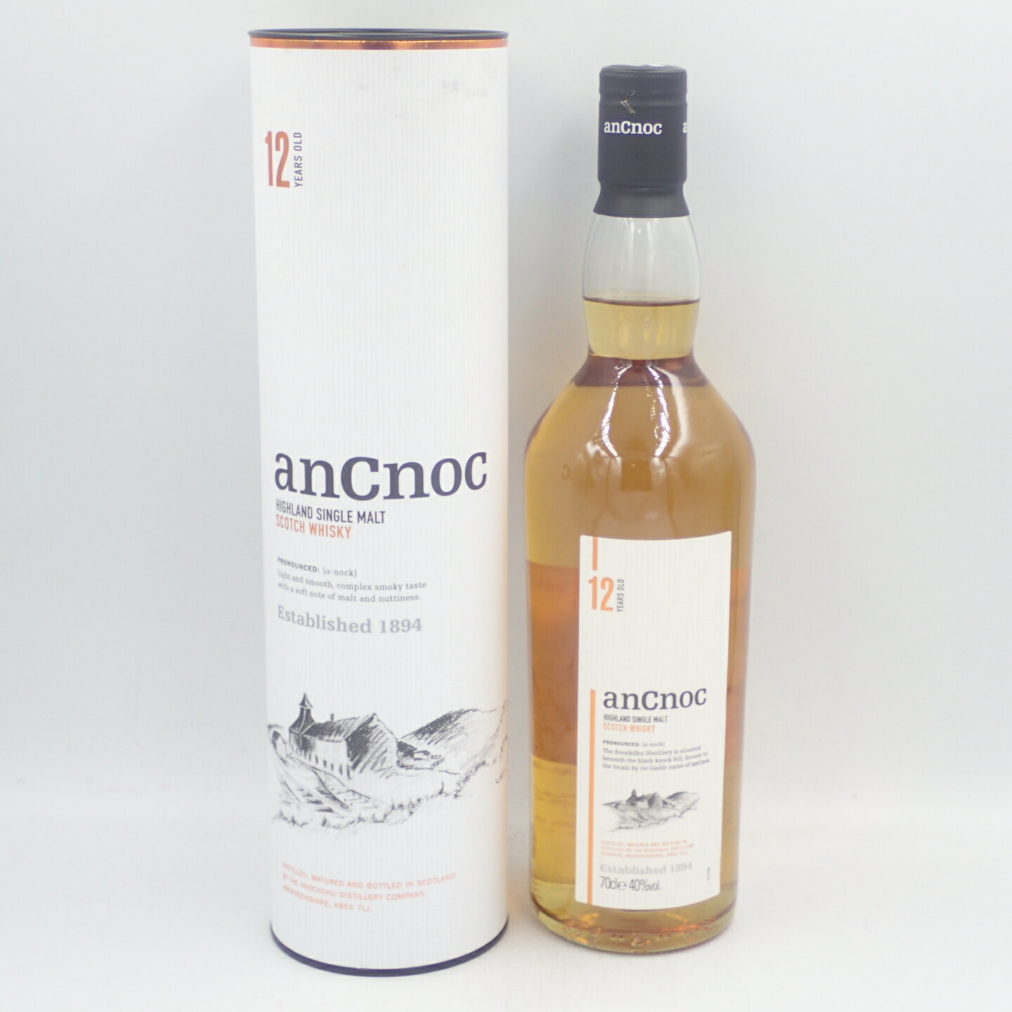 アンノック 12年 700ml ancnoc【Q1】【中古】