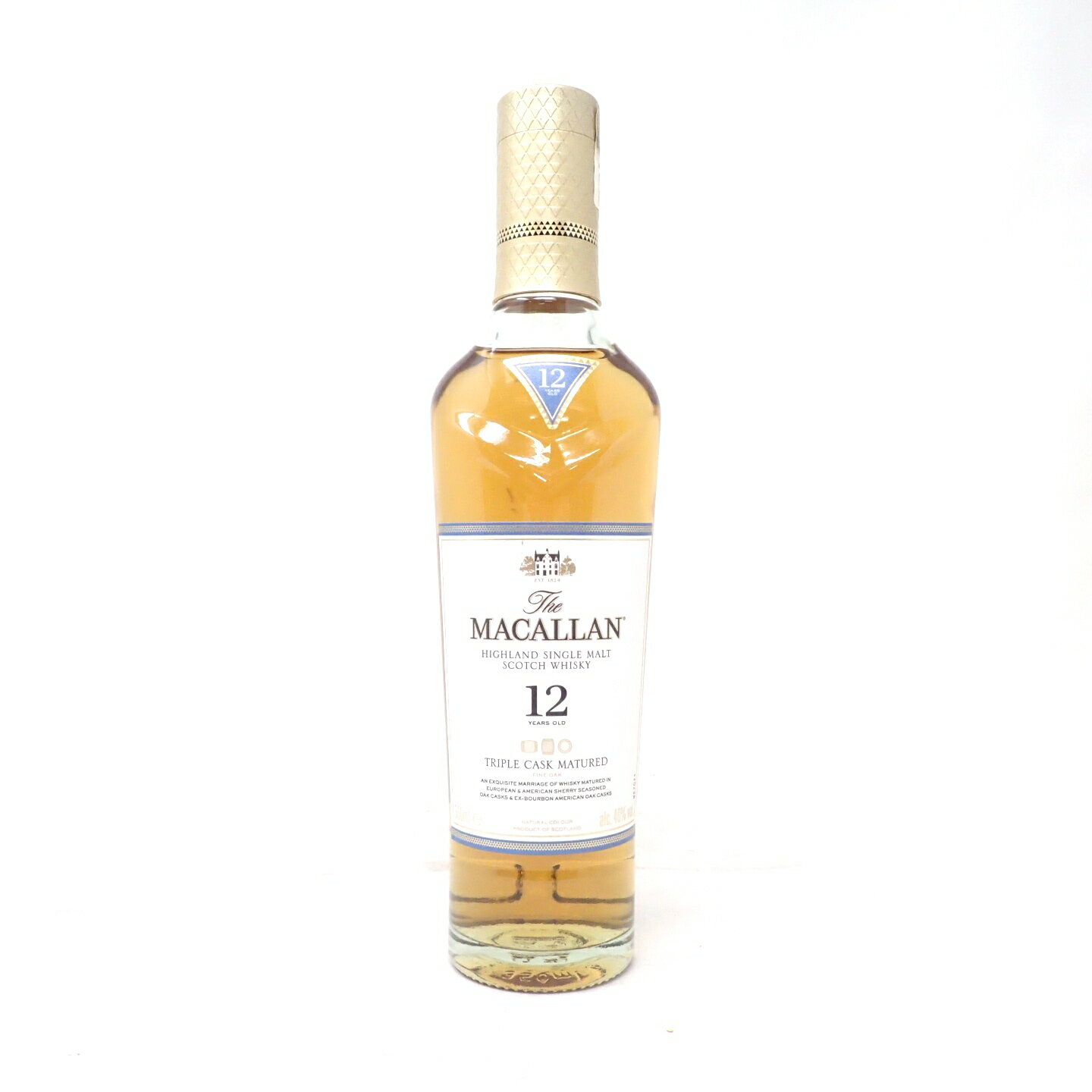 マッカラン 12年 トリプルカスク 350ml The MACALLAN【D1】【中古】